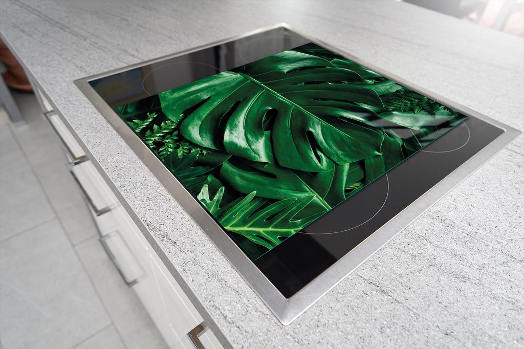 SZKLANA DESKA DO KROJENIA 45x52 MONSTERA