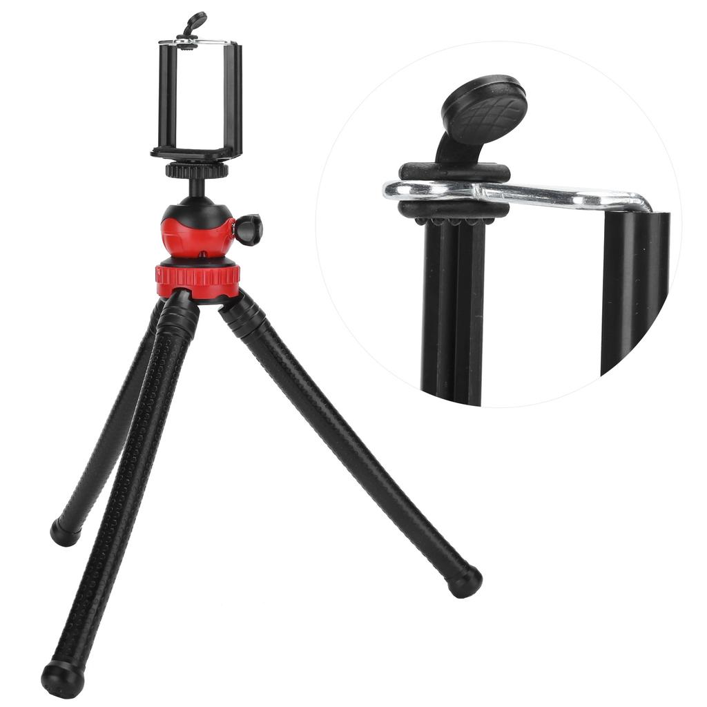 Camera Smart Phone Portable Flexible Rubber Octopus Tripod Bracket Shooting Equipment