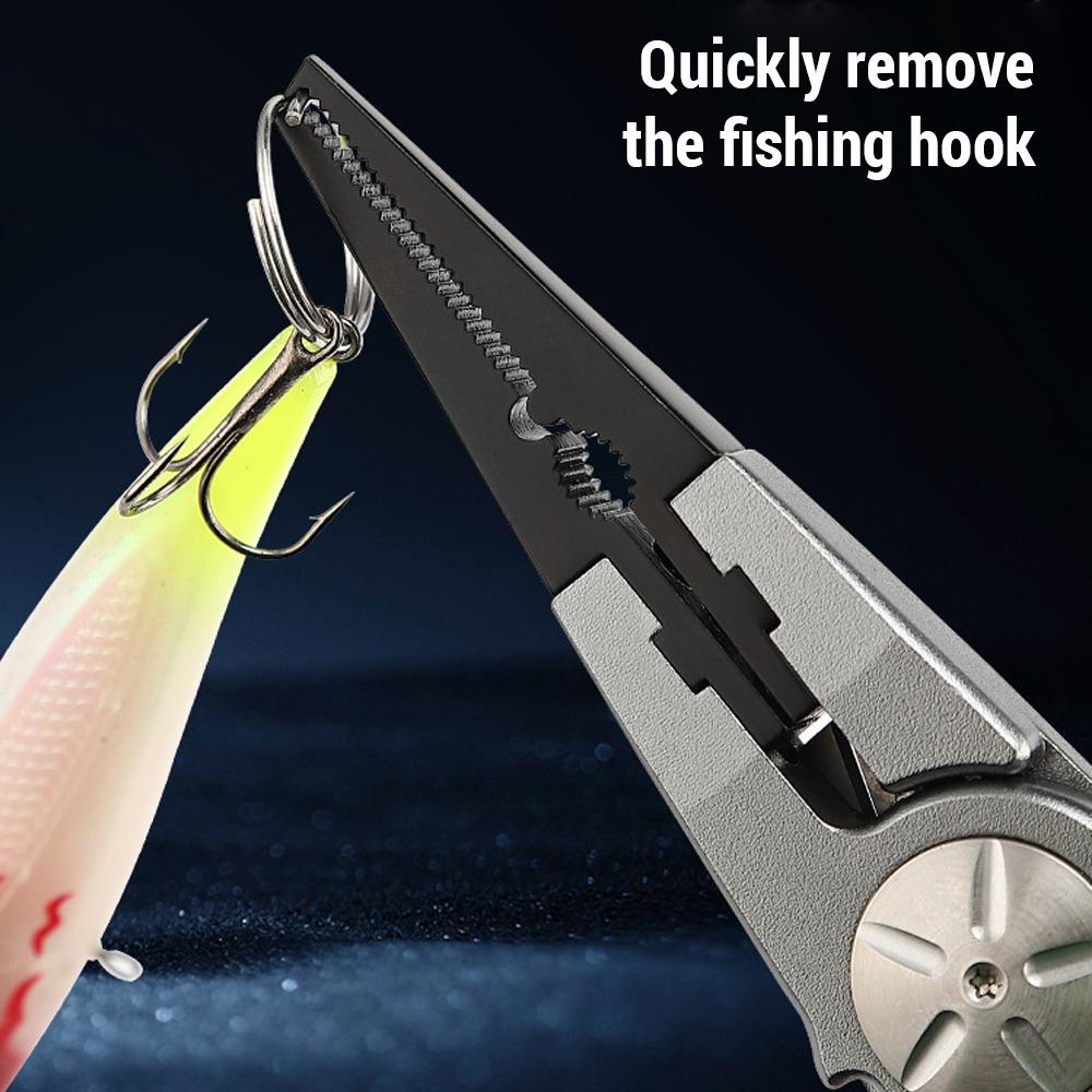 Aluminum Alloy Fishing Line Cutter Pliers 20*6.5cm Hook Remover Pliers  Outdoor Fishing