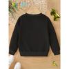 Kids Sweatshirt Halloween Personalized Halloween Ghost Print Creative Casual Round Neck Sweatshirt