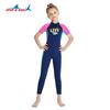 2.5mm Kids Girls Wetsuit Short Sleeve Full Body Dive Suit Snorkeling Surfing Swimming Warm Water Sports