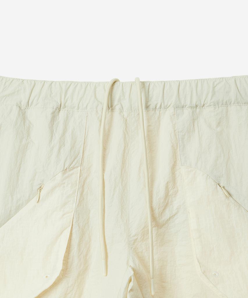 NODE LABS Dev:6 Ripstop Nylon Shorts_Light Yellow