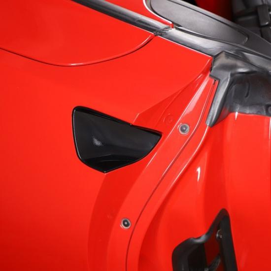 Glossy Black Exterior Door Handle Bowl Cover Trim for Corvette C7 2014-