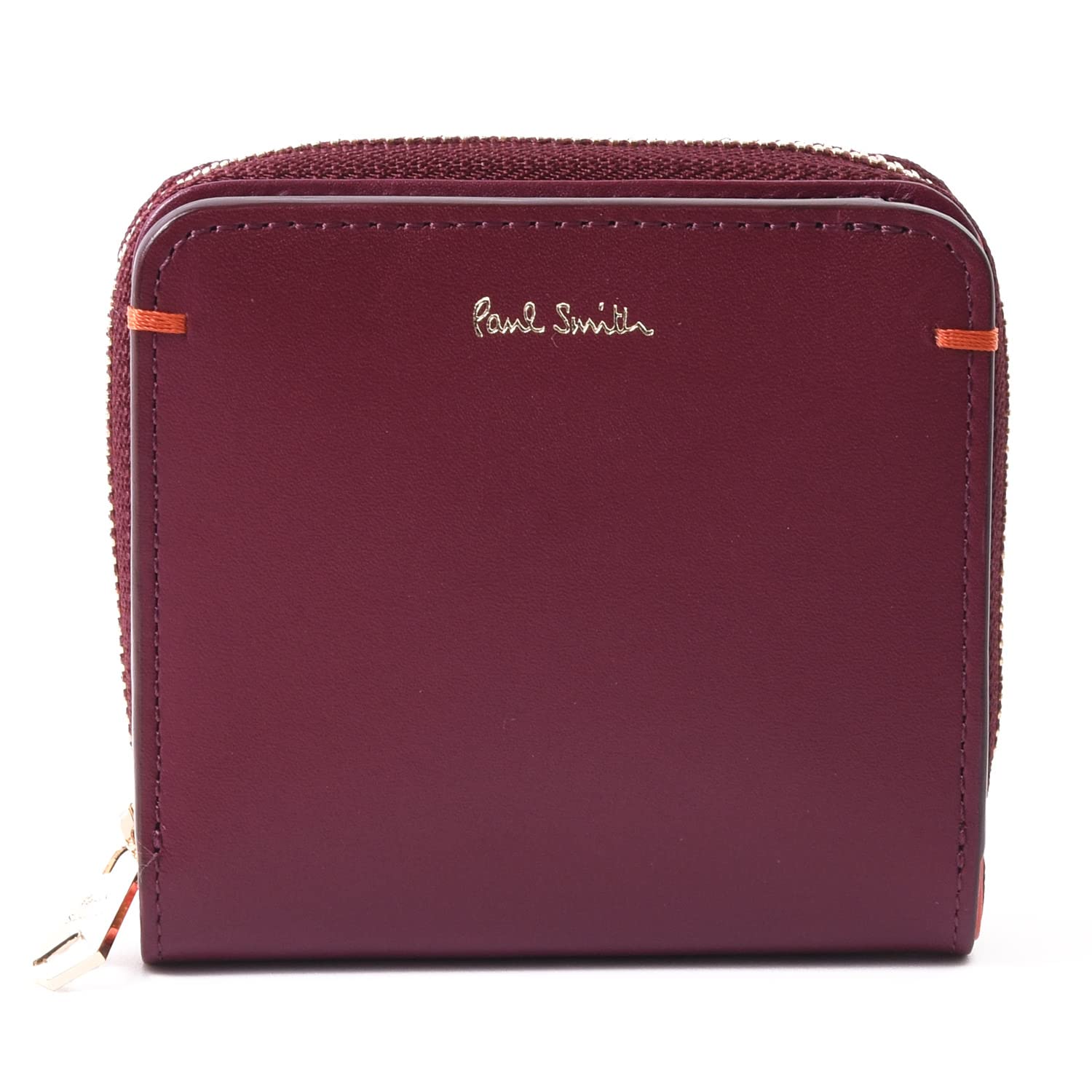 

Engraving Bifold Wallet Supplement Leather Coin Purse Folding Wallet Leather Cowhide Compact Genuine Leather Name [Paul Smith] Set/Name винний