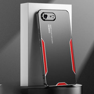 Capa protetora de câmera para iPhone 16E 16E, luxuosa, de liga de alumínio, à prova de choque, com amortecedor para iPhone 16E SE 4 5G SE4
