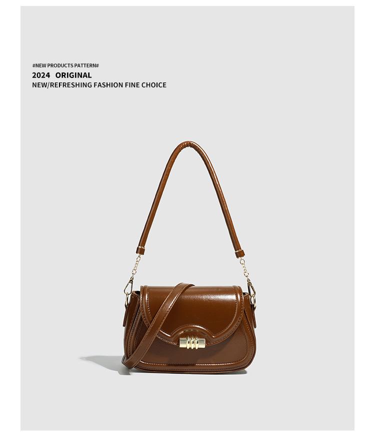 2025 Trendy French Saddle Bag - Retro Fashion Shoulder & Underarm Design