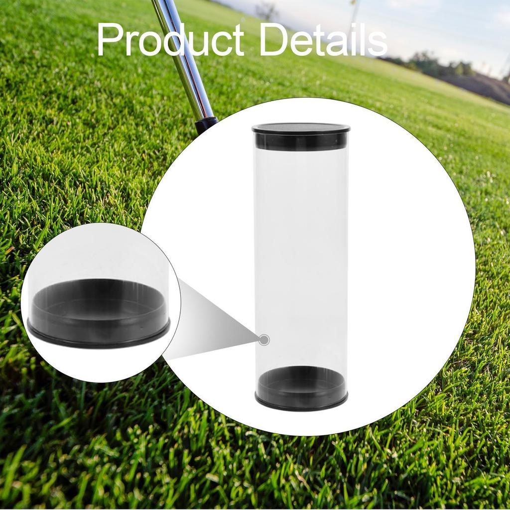 Clear Golf Ball Storage Box Accessory Gift Bag Transparent Container Organizer for Tennis Player