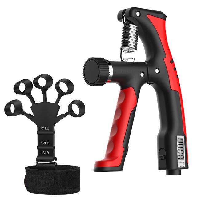 Einstellbar von 5 bis 60 kg, Hochleistungs-Griffverstärker, Fitness-Handtrainer, Griffstärke, Handgelenktraining, Fingergriffverstärker