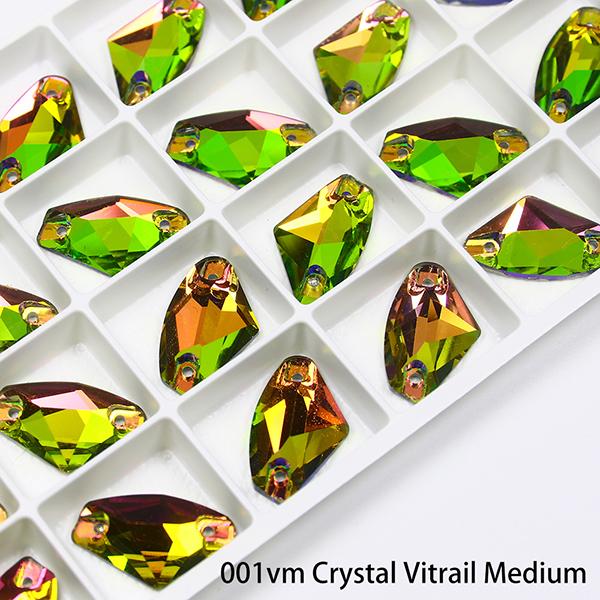 Cosmic Shaped Sew on Crystal Flatback Glass Rhinestones Bulk Loose Crystal Beads Garment DIY Sewable Accessories