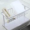 Household Kitchen Countertop Cleaning and Storage Rack, Multifunctional Sponge Drain Shelf for Faucets and Sinks