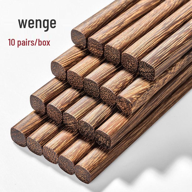 Non-Slip High-Temp Resistant Bamboo Chopsticks for Home & Hot Pot