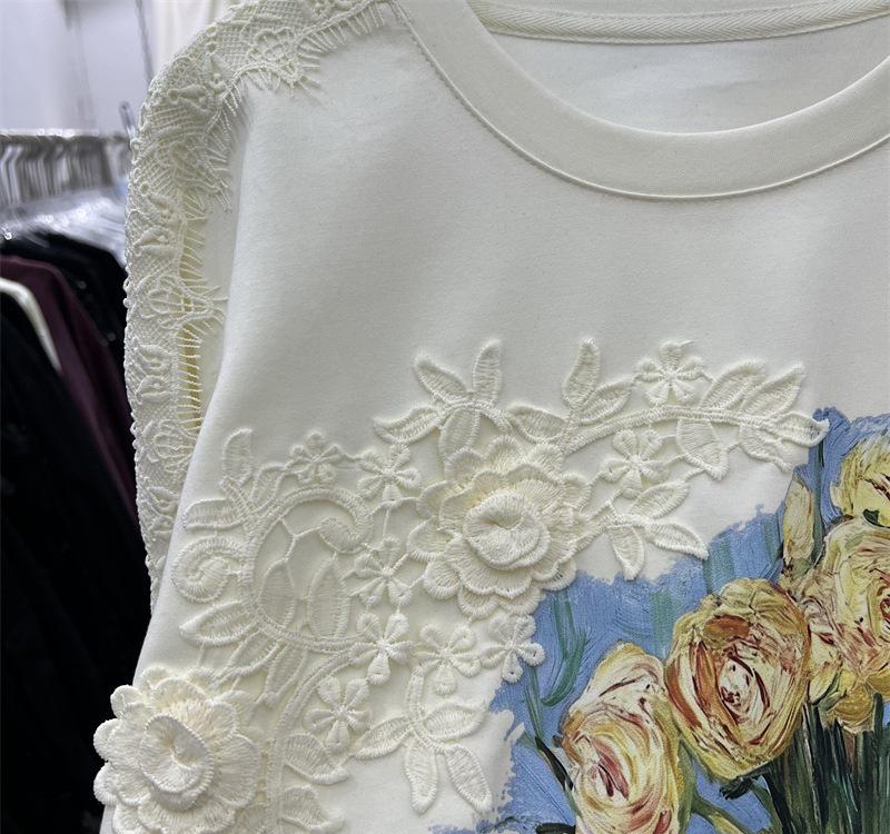 Versatile Casual Round Neck Long Sleeve Trendy Hoodie