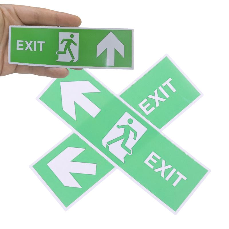 1/3Pcs Doors Stairs Home Garage Bumper Waterproof Warning Signage New Design Safety Signage Car Parts