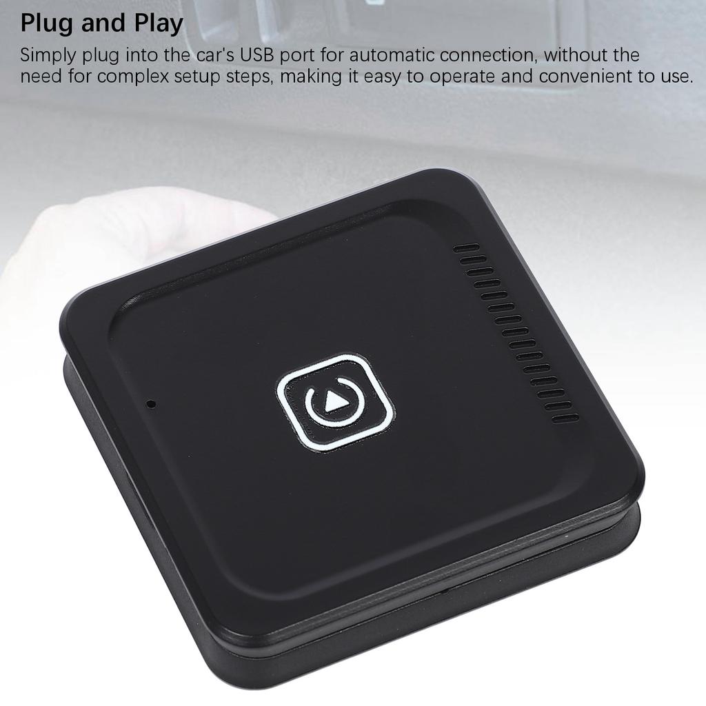 CarPlay Wireless Adapter Convert Wired to Wireless BT 5.0 Intelligent Voice Control for Android Auto Adapter