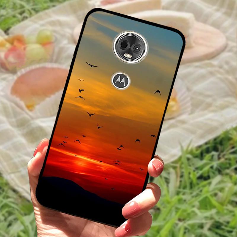 Etui Silikonowe Miękkie Odporne na Wstrząsy TPU Tylna Pokrywa dla Motorola Moto E5 / E5 Play EU / E5Plus / E5 Plus Capa E5Play E 5 Marmur