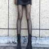 Large, medium and small rhombus mesh stockings anti-hook black stockings thin fishing net socks sexy pantyhose