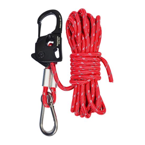 3Pcs/Set Rope Tensioner with Cord Carabiner Outdoor Backpacking Hiking Camping Guyline Cord Adjuster Aluminum Alloy Self-Locking Rope Tightener
