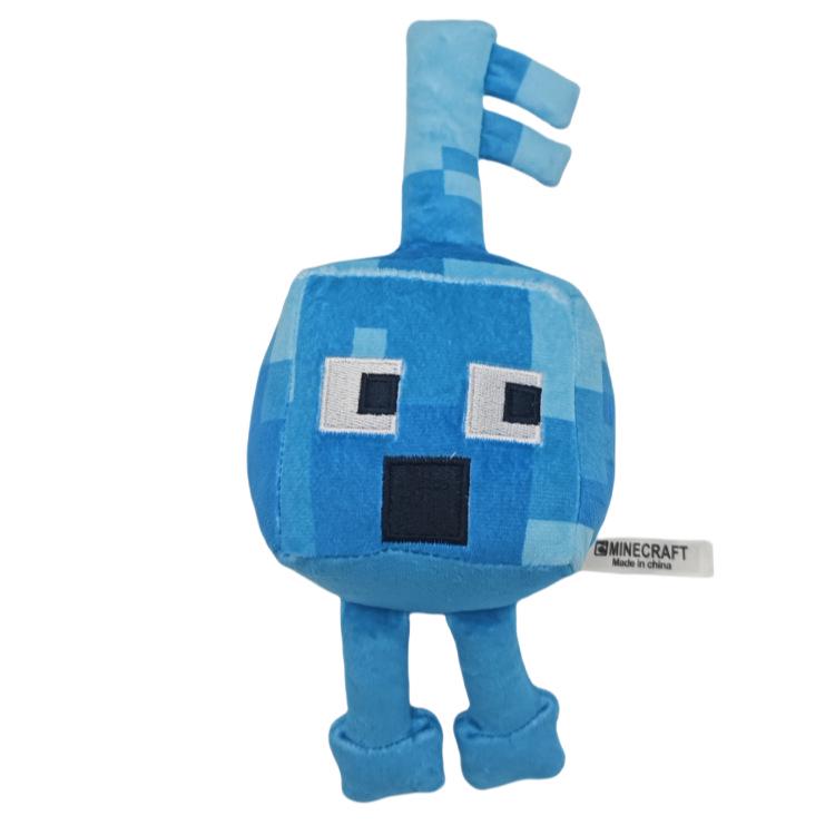 Minecraft Plush Toy Set: Iron Golem, Creeper, Zombie, Fox, Panda
