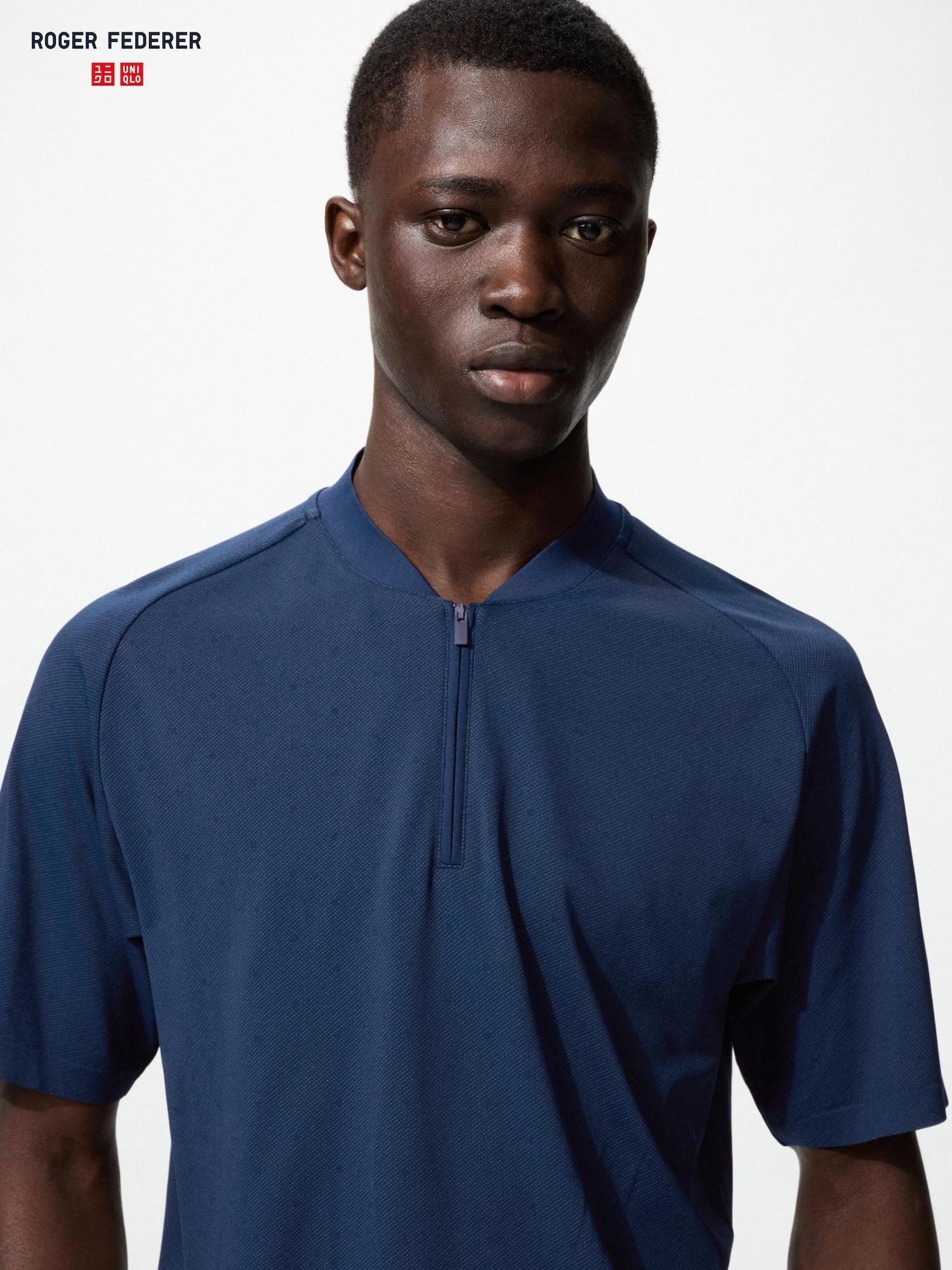 

Uniqlo Japan Dry Ex рубашка поло с воротником-стойкой 69 NAVY/XL