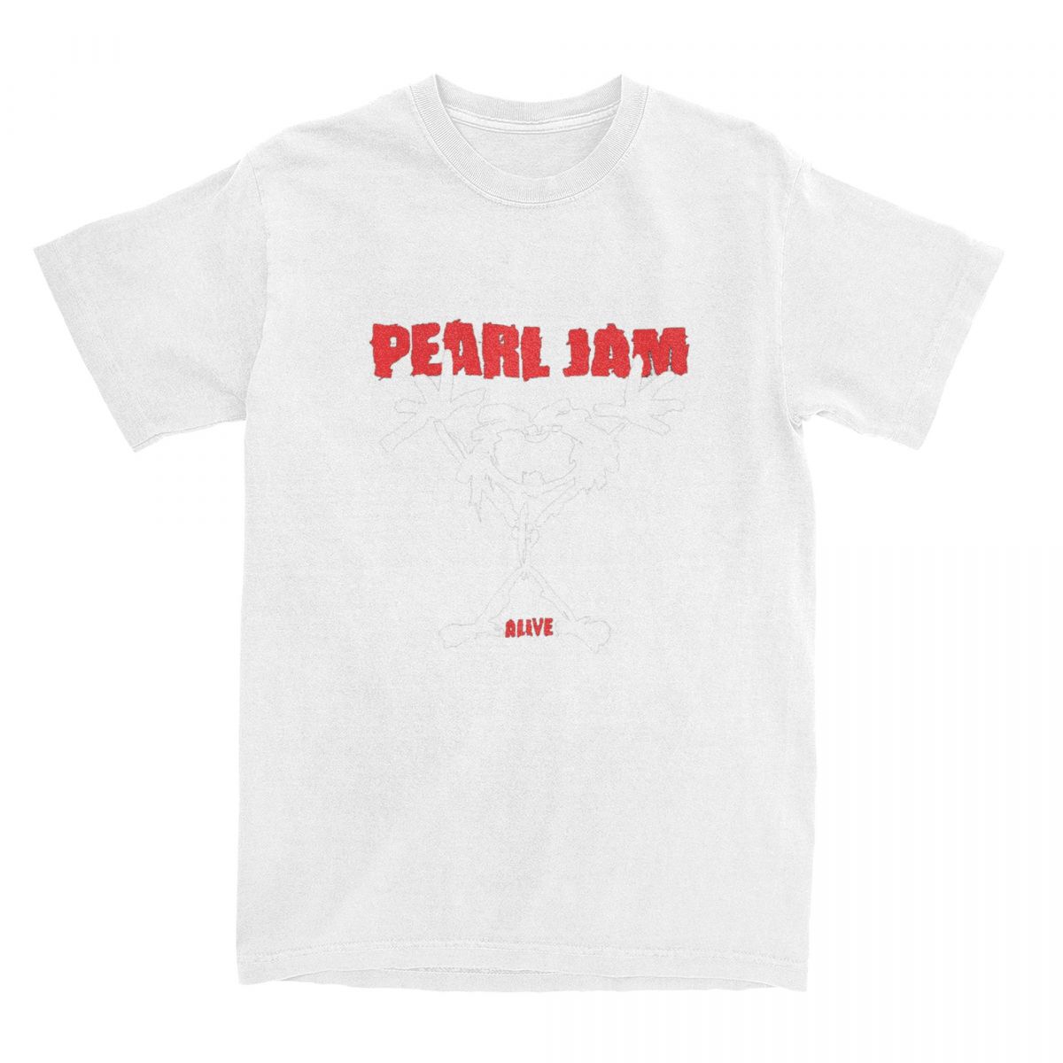 

Чоловічі футболки Pearls Jams Музичний гурт Хеві-метал Одяг з чистої бавовни Літо Y2K Смішна футболка O-подібний виріз Мода На замовлення Футболка S