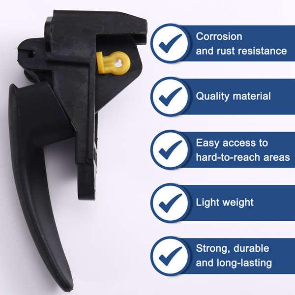 

Black Plastic Car Left Interior Door Handle - Suitable for Ben, 1 pc None