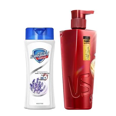 Safeguard & VS Bath & Hair Care Bundle