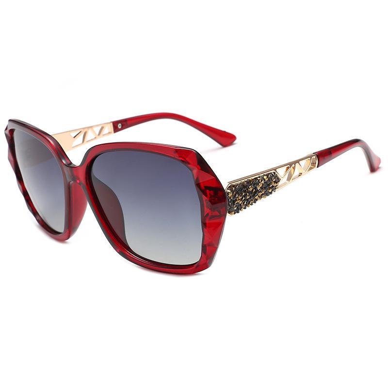 Sunglasses For Women With Big Face And Thin Sunglasses For Women With Trendy Round Face, The Same Anti-Ultraviolet Polarized Glasses.