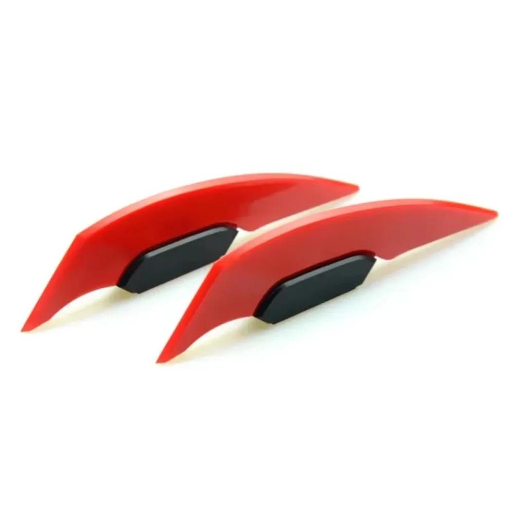 1 Paar Universal Motorrad Winglet Aerodynamische Spoiler Dynamische Flügel Dekoration Aufkleber für Motorrad Roller