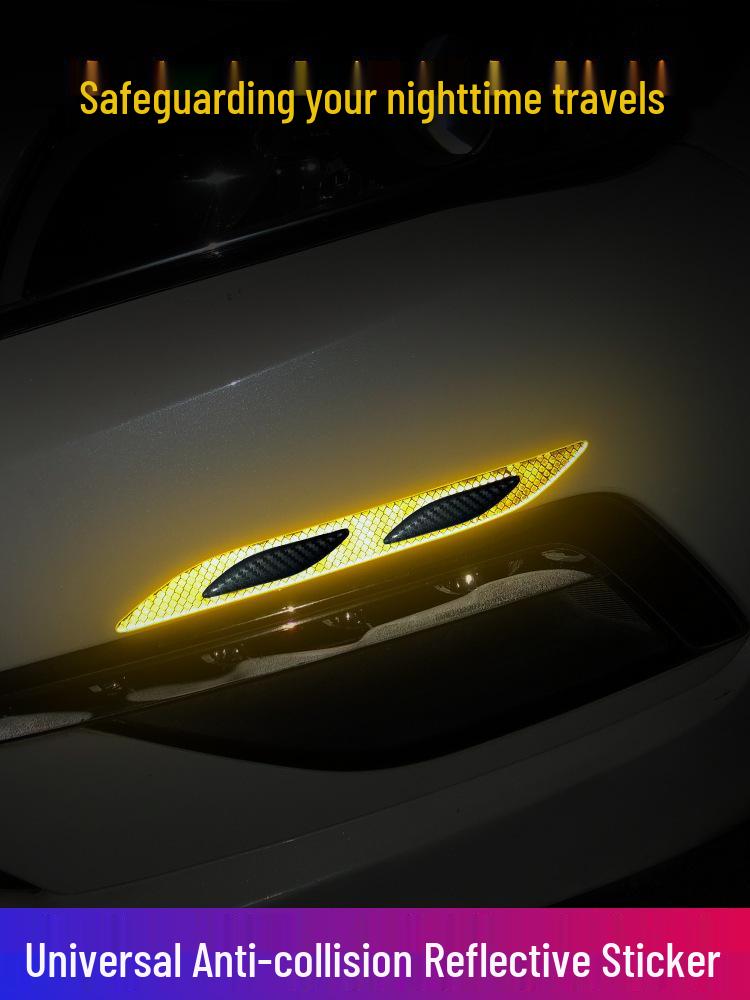 Carbon Fiber Car Body Decoration Stickers & Air Vent Accent