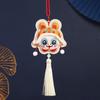 Embroidery Hanging Neck Fragrant Bag Chinese Style Dancing Lion Pendant  for Clothes Bags Car