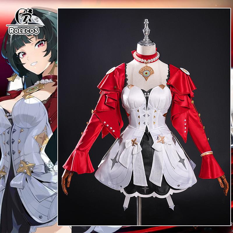 

Игра Zenless Zone Zero Астра Яо Косплей Костюм Звезды Лиры Астра Яо Панк Платье Наряд для Хэллоуинской вечеринки S