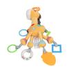 Baby Comfort Toy Giraffe Hanging Toy Colorful Plush Animal Pendant for Newborn Stroller Bed