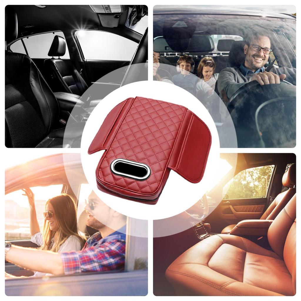 Arm Rest Cover For Car Automotive Interior Accessories With Tissue Box Slot Car Armrest Storage Box For SUV RV Truck Sedan