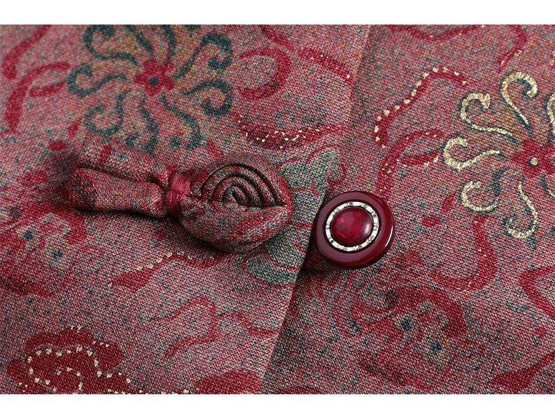 Autumn Long-Sleeve Lapel Shirt for Middle-Aged & Elderly Women