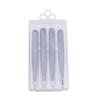 4 pezzi/3 pezzi pinzette di precisione per sopracciglia clip per depilazione sopracciglio in acciaio inossidabile set di strumenti di bellezza