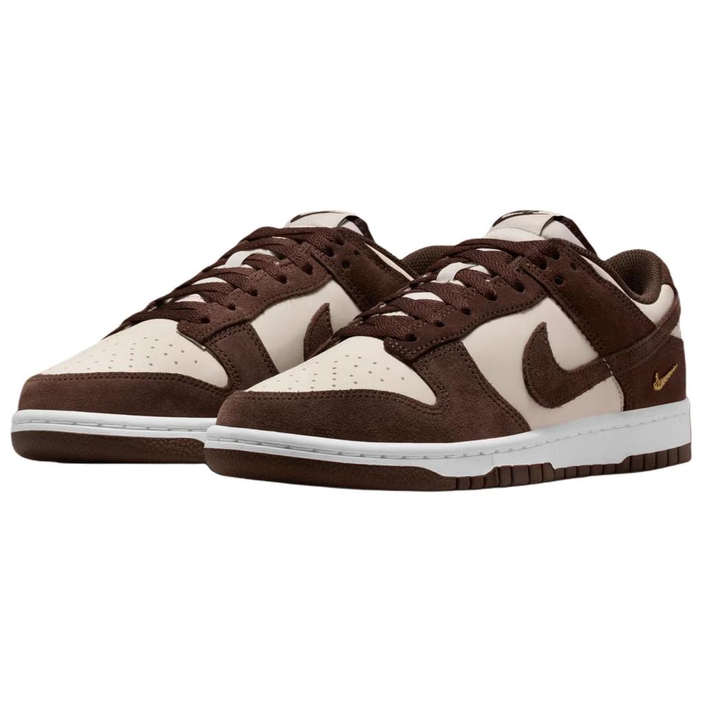 Nike Dunk Comfortable Fit Low Top Skate Shoes Women Skate Shoes Brown IO4244-102