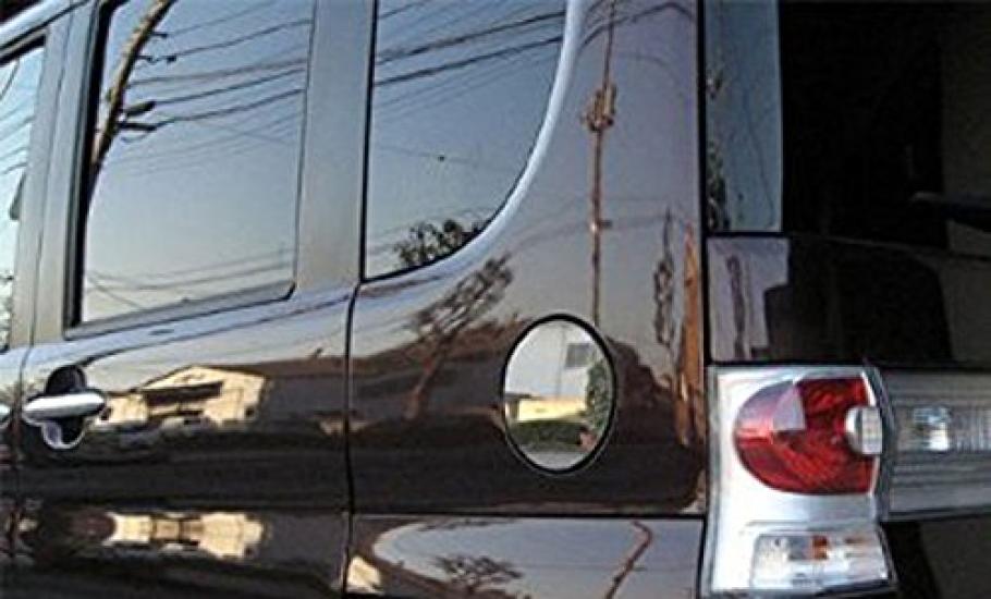 BRIGHTZ Finish Stainless Steel Fuel Lid Cover for Tanto Fits Tanto 3575 Ultra-Mirror (1 Piece) L375/385 (FUELLID-041) - L375S, L385S, 375, 385, L375,