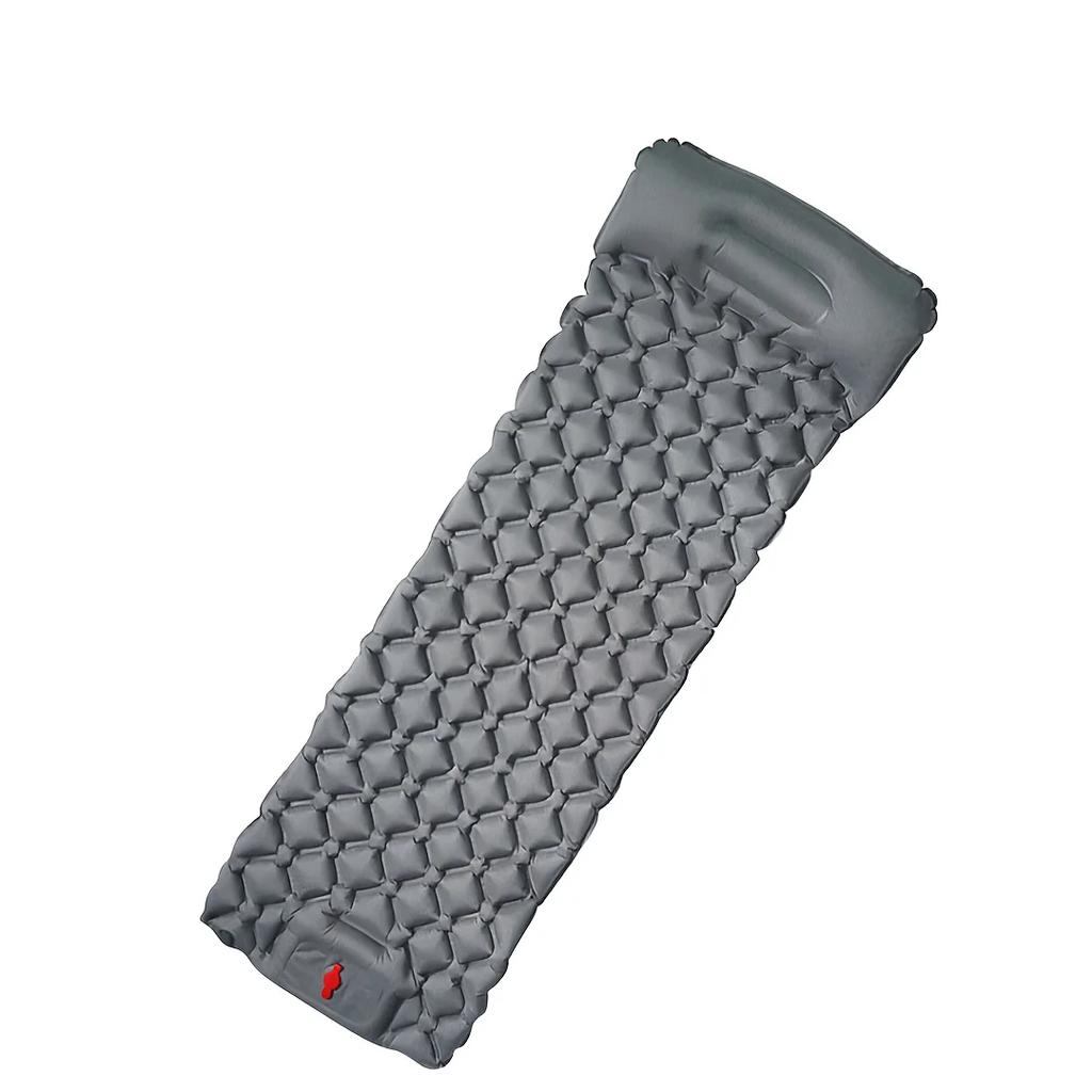 1pc Automatic Inflation Camping Footrest - Outdoor Diamond TPU Mattress/Pillow Portable for Tent Sleeping Pad & Camping Use