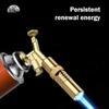 Outdoor Portable Butane Burner Flame Gas Torch For Camping Barbecue Metal Welding Heater Lighter Flame Gun For Cooking