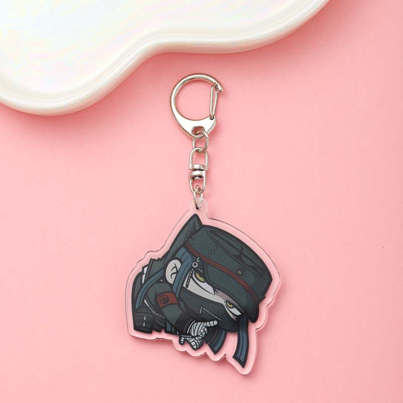 1/19Pcs Game Cartoon Danganronpa Acrylic Keychain Cute Backpack Pendant Funny Bag Charms Accessories Decoration Holiday Gifts