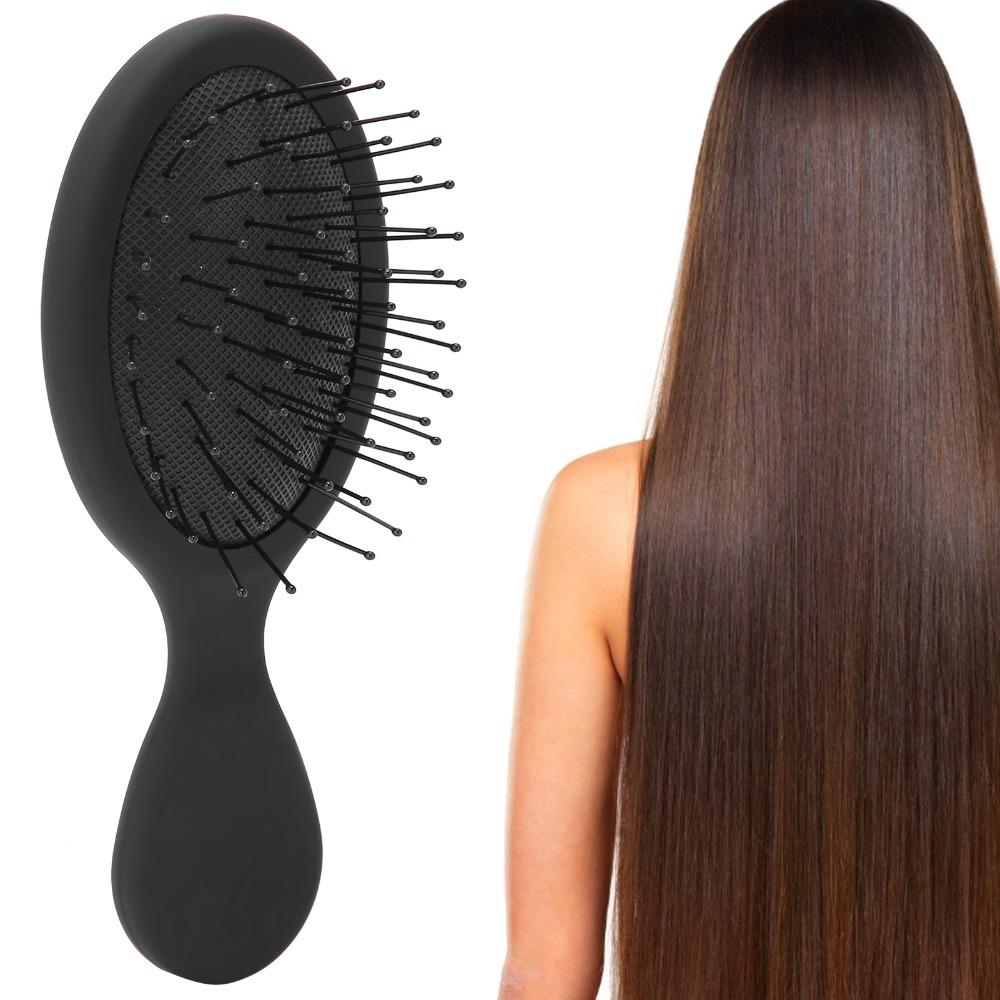 Soft Rounded Air Cushion Paddle Hairbrush Portable Paddle Hairbrush Mini Hair Brush For Travel