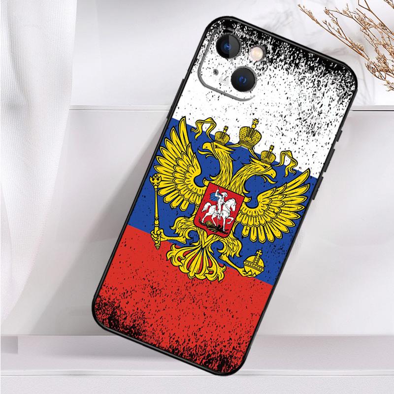 Russia Russian Flag Shockproof Case For iPhone 17 15 16 Pro Max 11 14 Plus 12 13 Mini 16e 17 Air Phone Cover