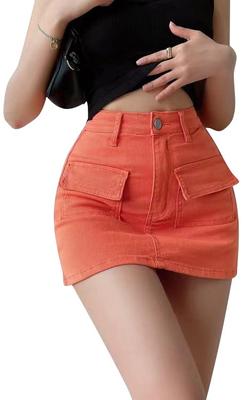 Syvent Sexy Denim Mini Tight Mini Denim Short Jeans High Waist Women's Skirt, Skirt, Skirt, Skirt,