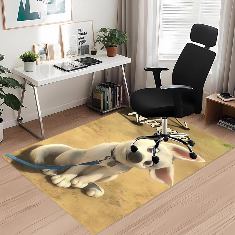 Custom Name Bolt Printed Carpet, for Office Chair Living Room Bedroom Kitchen Room Decor Gifts.
