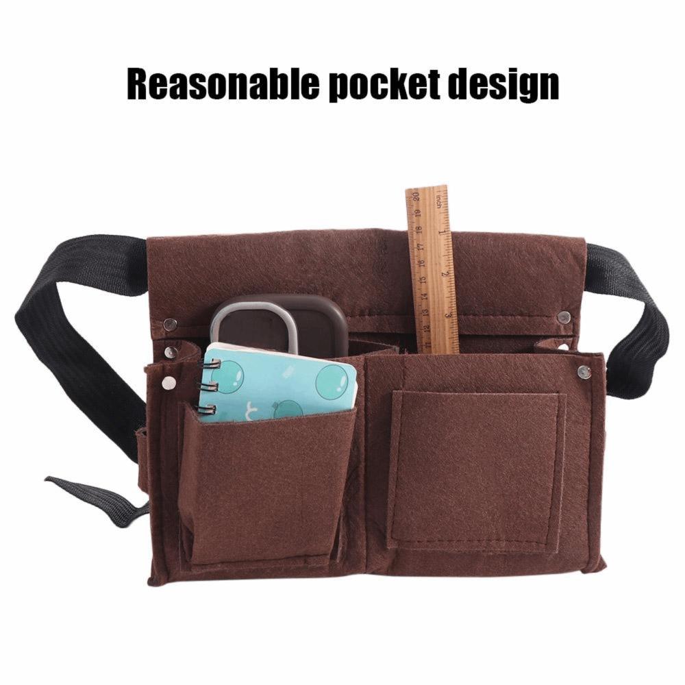 Wear-resistant Tool Waist Bag Chemical Fabric Carpenter's Nail Bag Belt Tool Kit  Home Assembly