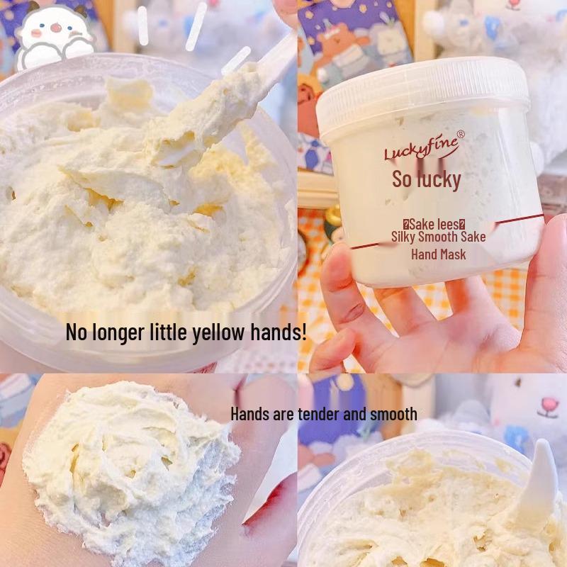 Luckyfine Hand Mask Cream: Whitening, Moisturizing, Nourishing, Exfoliating, Anti-Cracking Care for Hands.
