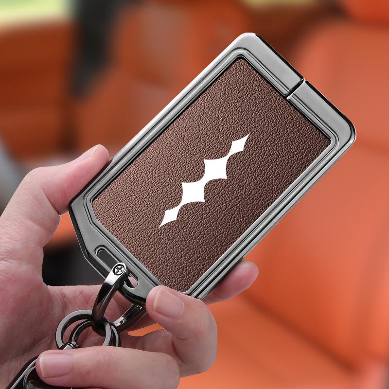 BYD Fangchengbao Metalen NFC Sleutelhanger Shell voor Leopard 5/8, Titanium 3/7 - High-End Bescherming