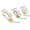 Carabiners D Ring Shape Clips Spring Snap Hook Durable Tools Gifts for Adults