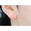 14K 18K Round Bezel Setting Cubic Piercing (1 Piece)