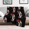 Saw X Horror Movie Lets Play A Game Throw Blanket Warm Napping Blanket for Office Couch Bed